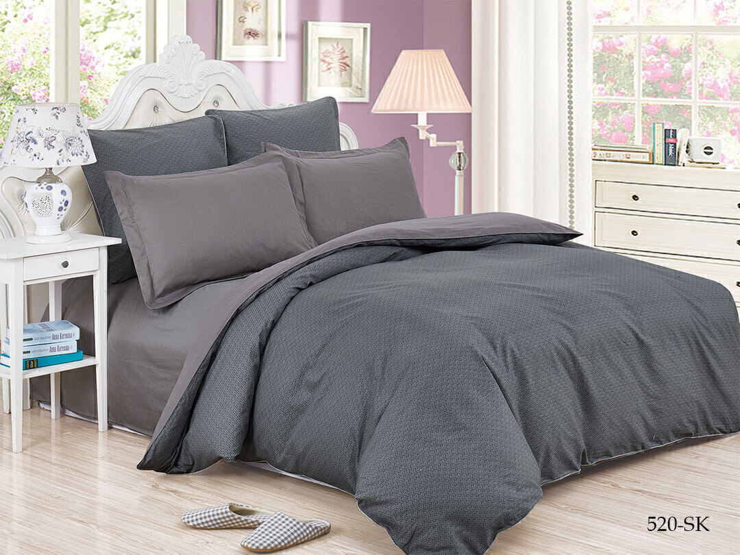 КПБ евро сатин в коробке Satin de Luxe SK Клео <520-SK>