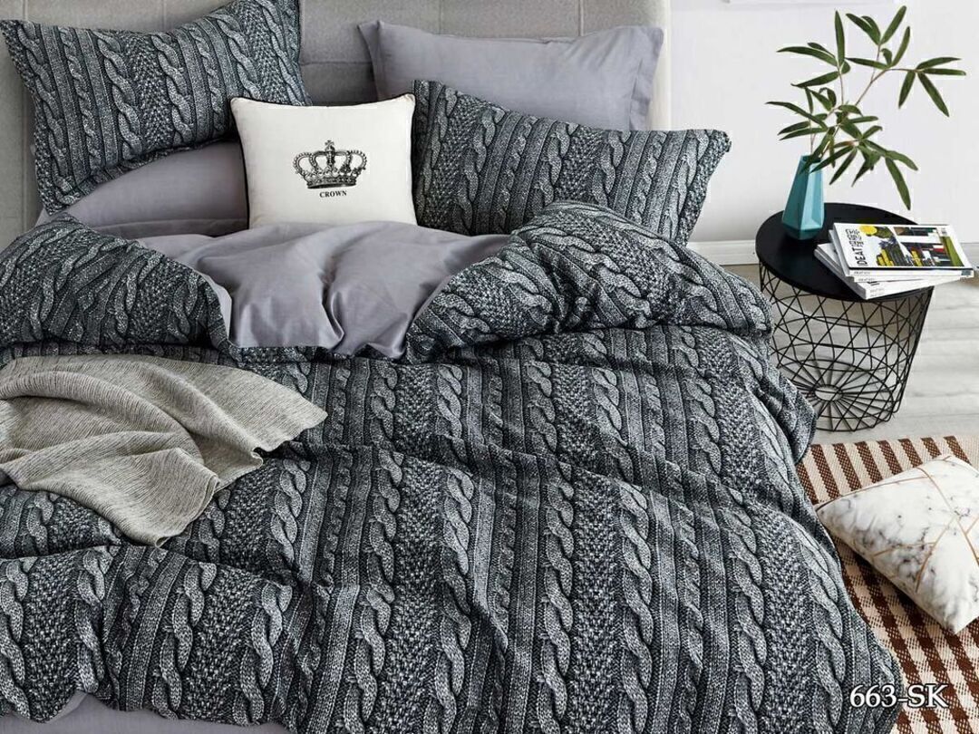 КПБ 1,5сп сатин в коробке (нав 70*70) Satin de Luxe SK Клео <663-SK>