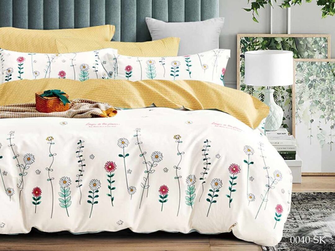 КПБ евро сатин в коробке Satin de Luxe SK Клео <0040-SK>