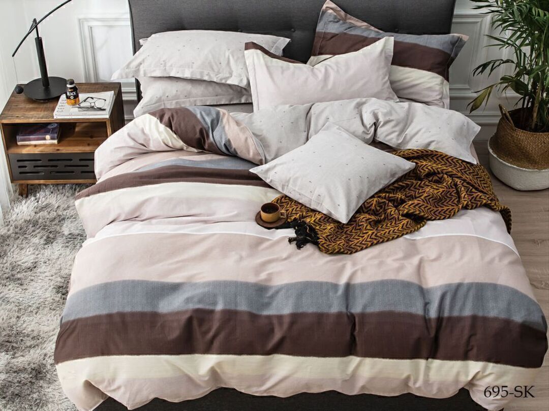 КПБ 2сп сатин в коробке (нав 70*70) Satin de Luxe SK Клео <695-SK>