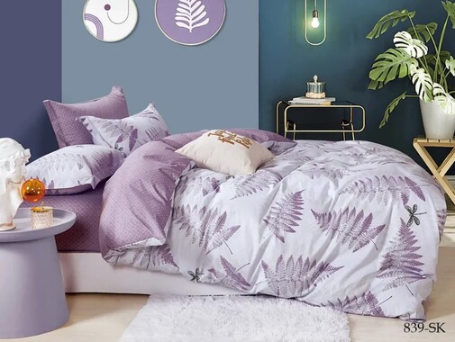 КПБ 1,5сп сатин в коробке (нав 50*70) Satin de Luxe SK Клео <839-SK>