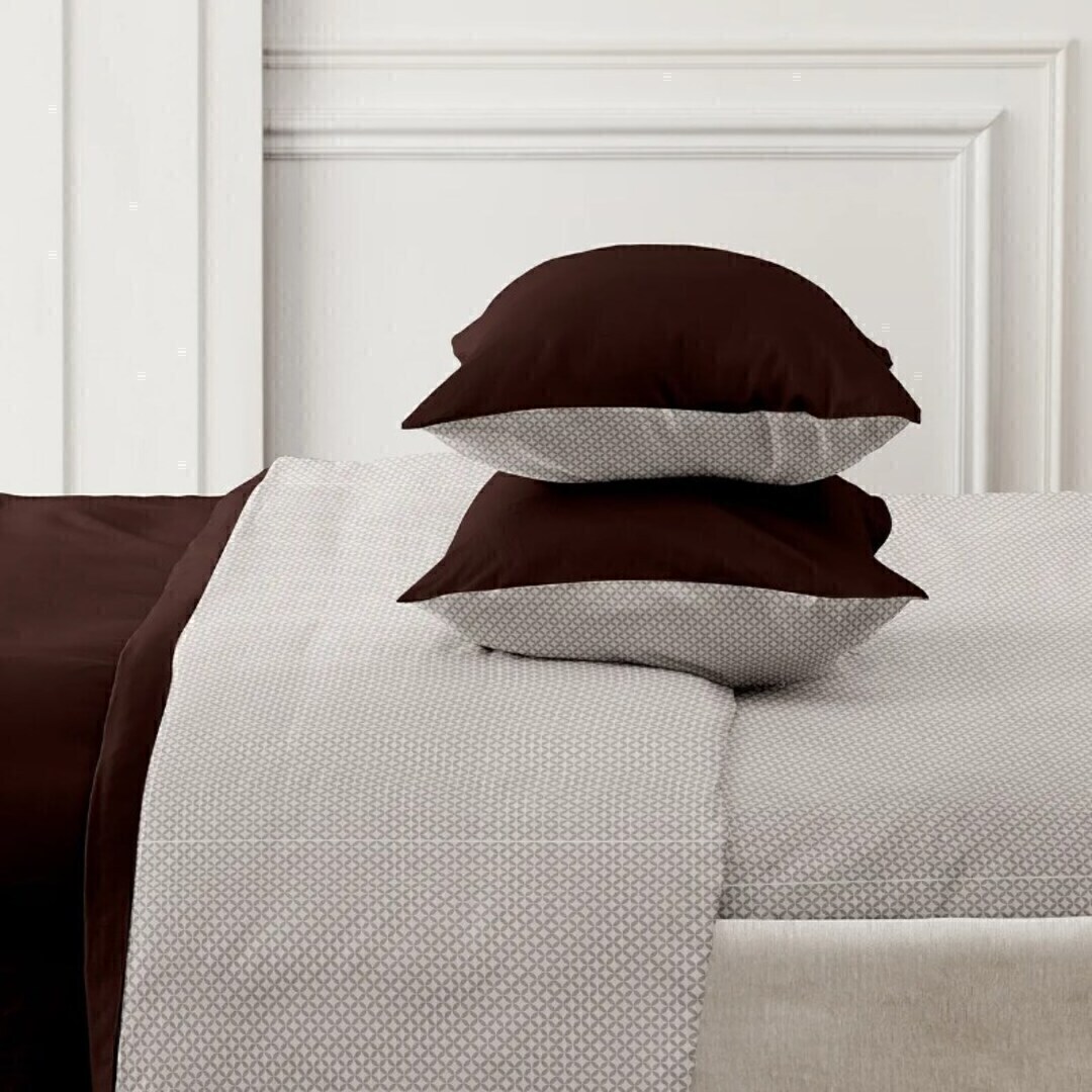 КПБ семейный перкаль нав 50*70 Унисон <86402-11/24292-3 Cremona  Unicolor>