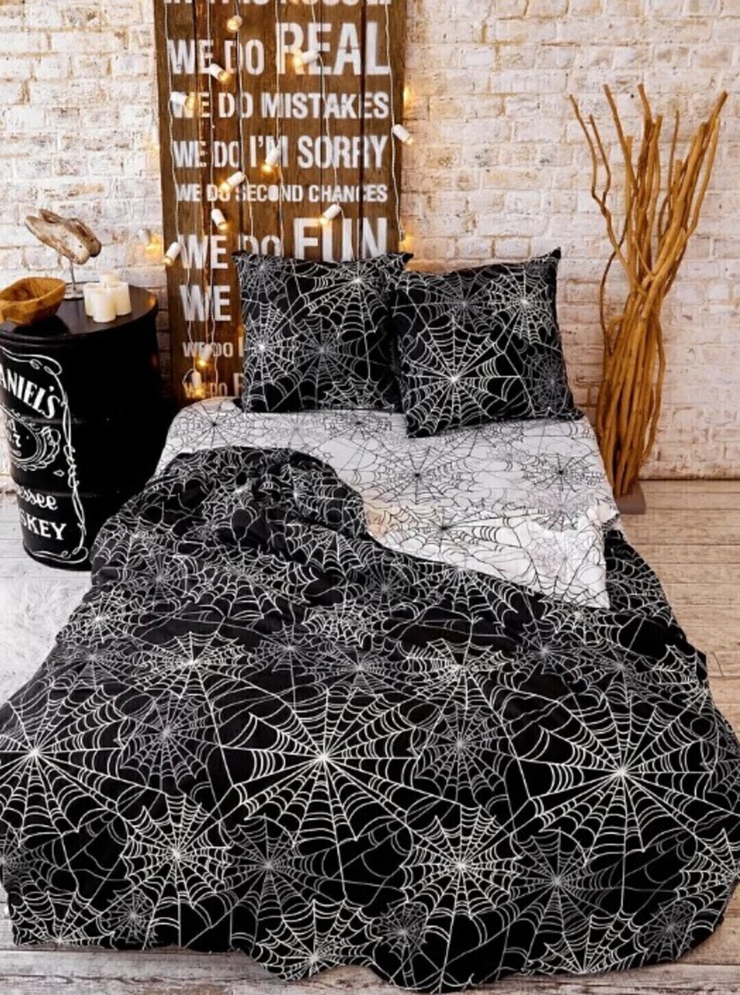 КПБ 1,5сп перкаль Crazy Getup <788193 Spiderweb рис. 16561-1/16561-2>