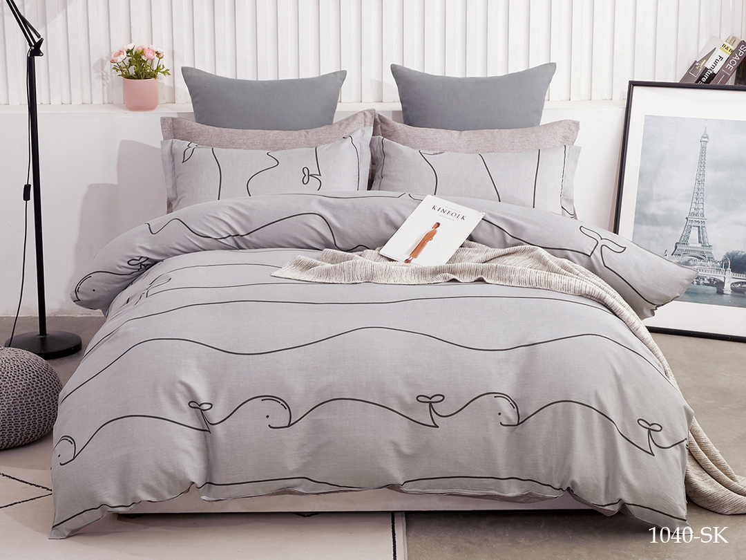 КПБ 2сп сатин в коробке (нав 70*70) Satin de Luxe SK Клео <1040-SK>