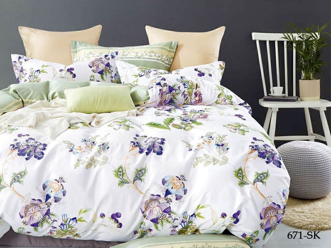 КПБ 2сп сатин в коробке (нав 70*70) Satin de Luxe SK Клео <671-SK>
