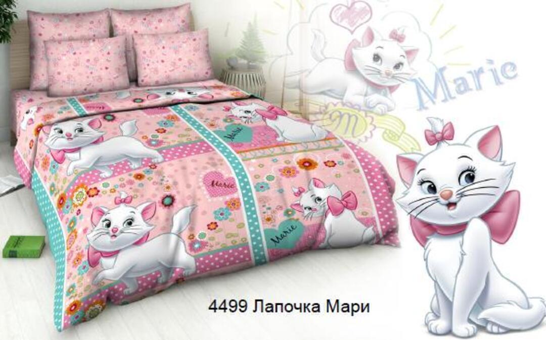 КПБ 1,5сп бязь Дисней Василек (новая упаковка) <4499-1 Лапочка Мари>