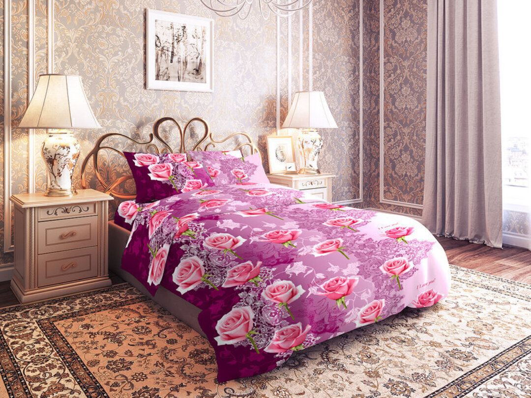 Простыня 1,5сп бязь 125 (150*210) Реноме <3082-1 Бриллиант> (арт.35/103)