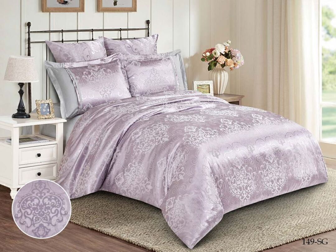 КПБ евро сатин-жаккард Satin Jacquard SG Клео <SG-149>