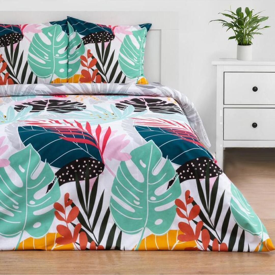 КПБ 1,5сп поплин Этель <Colored tropics-1, нав.70*70-2шт>