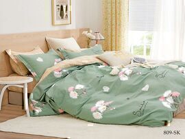 КПБ евро сатин в коробке Satin de Luxe SK Клео <809-SK>