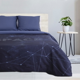 КПБ евро поплин Этель <Space, нав.70*70-2шт>