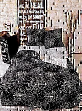 КПБ 1,5сп перкаль Crazy Getup <788193 Spiderweb рис. 16561-1/16561-2>