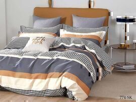 КПБ 2сп сатин в коробке (нав 70*70) Satin de Luxe SK Клео <774-SK>