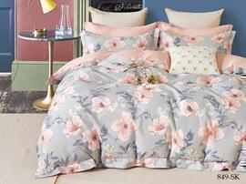 КПБ евро сатин в коробке Satin de Luxe SK Клео <849-SK>